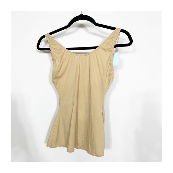 Spanx Assets Tops Shapewear Womens Wear Your Own Bra Tank Tan Ladies Size Medium - Picture 3 of 5